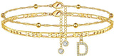 26 Letters Anklet Zircon Letters Simple – Meaningful Gifts — 11