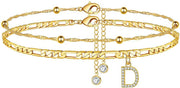 26 Letters Anklet Zircon Letters Simple – Meaningful Gifts — 11