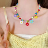 Butterfly-drip-glaze Bead Necklace Niche Design – Jewelry Gift Ideas — 7