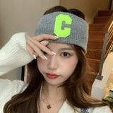C Letter Ear Protector Knitted Headband – Gift Ideas — 12