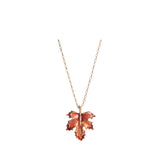 Exaggerated Maple Leaf Enamel Drip Glazed Long – Jewelry Gift Ideas — 9