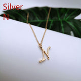 Ornament 26 Letter Necklace Simple Fashion – Jewelry Gift Ideas — 10