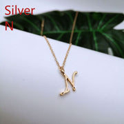 Ornament 26 Letter Necklace Simple Fashion – Jewelry Gift Ideas — 10