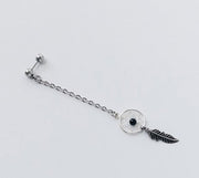 Dream Catcher Feather Net Stud Earrings For Men – Gifts for Him — 9