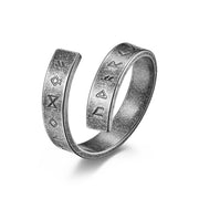 Pirate Viking Text Symbol Ended Ring Personality – Stylish Gifts — 5