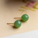Women's Sterling Silver Gold Plated Hetian Jade – Gifts for Her — 4