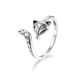 S925 Thai Silver Unisex Fox Ring – Surprise Gifts — 2