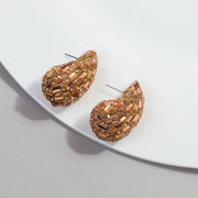 Fashion And Fully-jewelled Metal Stud Earrings – Stylish Gifts — 7