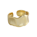 Irregular Concave And Convex Open-end Ring For Women – Gifts for Her — 6