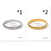 Women's Fashion Stretch Titanium Steel Snake Bone – Stylish Gifts — 16