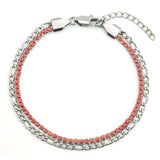 Fashion Double Row Titanium Steel Zircon Bracelet – Stylish Gifts — 10
