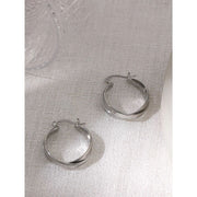 Fashion Double Ring Earring Female Ornament – Stylish Gifts — 3