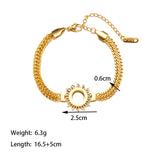 Women's Non-fading Fashion Sun Hollow Wheat Titanium – Stylish Gifts — 3