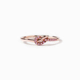 Mother And Daughter Heart Knot Ring Whole Body 925 – Gifts for Her — 2
