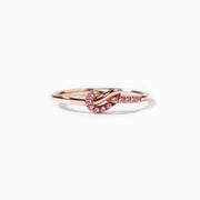 Mother And Daughter Heart Knot Ring Whole Body 925 – Gifts for Her — 2