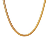 Metal Texture Gold-plated Stitching Soft Snake – Jewelry Gift Ideas — 2