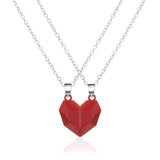 Minimalist Lovers Matching Friendship Heart – Jewelry Gift Ideas — 7