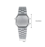 Small Square Wristwatch Bracelet Without Time – Jewelry Gift Ideas — 7