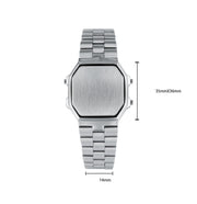 Small Square Wristwatch Bracelet Without Time – Jewelry Gift Ideas — 7