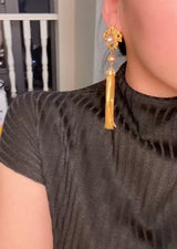 Vintage Court Style Exaggerated Tassel Diamond Silver – Stylish Gifts — 4