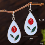 Fashion All-matching Red Flowers And Green Leaves – Stylish Gifts — 4