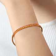 Colorful Zircon Stretch Bracelet Titanium Steel – Jewelry Gift Ideas — 13