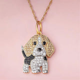 Cute Beagle Dogs Pendant Necklace Exquisite – Jewelry Gift Ideas — 2