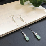 Glass Drop Tassel Earrings Accessories – Stylish Gifts — 3