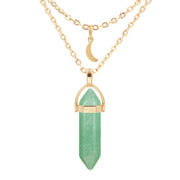 Natural Crystal Stone Pendant Hexagon Prism – Jewelry Gift Ideas — 2