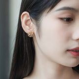 Retro Exaggerated Personality Spider Web Earrings – Birthday Gifts — 1