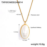 Fritillary Pendant Clavicle Necklace Ring – Jewelry Gift Ideas — 8