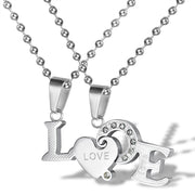 Creative LOVE Letter Diamond Pendant Necklace – Jewelry Gift Ideas — 5