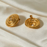 18K Gold Stainless Steel Threaded Ring Disc – Useful Gifts — 8
