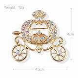 Lanhao Gray Guniang Pumpkin Car Brooch Fairy Tale – Jewelry Gift Ideas — 8