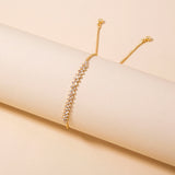 Brass Gold Plated Long Micropaved Zircon Pendant – Jewelry Gift Ideas — 2