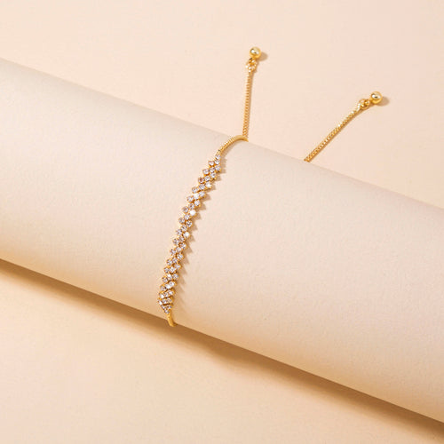 Brass Gold Plated Long Micropaved Zircon Pendant – Jewelry Gift Ideas — 2