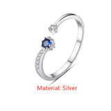 Adjustable Opening Of Star And Moon Ring – Stylish Gifts — 7