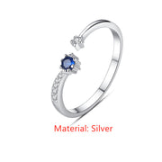 Adjustable Opening Of Star And Moon Ring – Stylish Gifts — 7