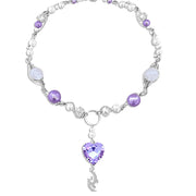 Small design purple pearl love necklace – Jewelry Gift Ideas — 5