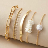 Ethnic Style Rice Bead Daisy Bracelet Set – Stylish Gifts — 3