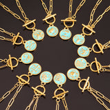 Blue 12 Twelve Constellations Necklace – Jewelry Gift Ideas — 20