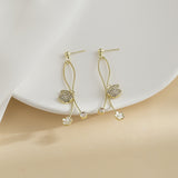 Elegant Butterfly Earrings Long Slimming Flower – Useful Gifts — 4