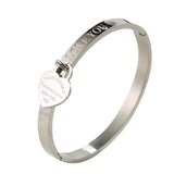 Men's And Women's Fashion Letters Peach Heart Ring – Stylish Gifts — 3