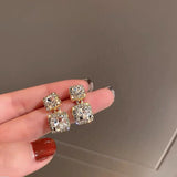 Personalized Fashion Diamond Square Earrings Hot – Stylish Gifts — 7