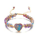 Handmade Creative Woven Bracelet Love Stone – Jewelry Gift Ideas — 3