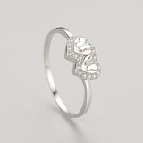 S925 Silver Ring Female Japanese Heart-shaped – Gifts for Her — 2