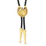Celtic Pattern Turquoise Agate Bolo Tie – Thoughtful Gifts — 3
