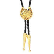 Celtic Pattern Turquoise Agate Bolo Tie – Thoughtful Gifts — 3