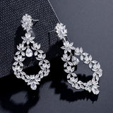 Fashion Exaggerated Wreath Zircon Earrings – Stylish Gifts — 5