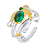 Women's Emerald Elegant Alloy Ring – Gifts for Her — 3